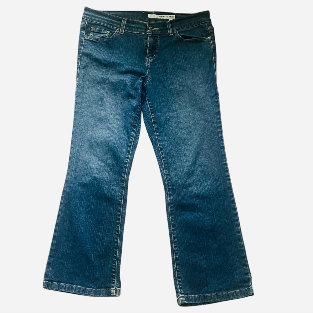 DKNY Ludlow denim blue jeans petites 12R 5 pocket design zipper button stretchy - Picture 5 of 16
